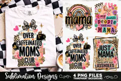 Trendy Mama PNG , Retro Collage Mama 4 Designs Sublimation Product Image 9