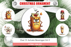 Autumn Beverages Ornament Product Image 1