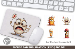 Autumn Beverages Mouse Pad Product Image 1