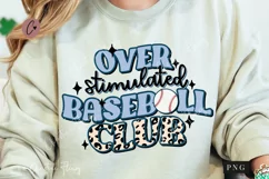 Blue Over Stimulated Baseball Club PNG | Baseball PNG Product Image 1