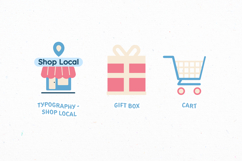 Bright Well-Rounded Shopping Illustration Set Product Image 2