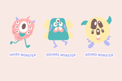 Cute Monsters Illustration Set Product Image 2