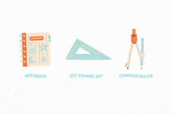 Bright &amp; Cute Stationery Illustration Set Product Image 2
