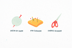 Playful Craft and Art Essentials Illustration Set Product Image 2