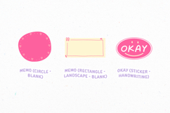 Playful Memo and Journal Planner Illustration Set Product Image 2