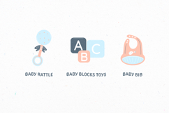 Little Cutie Baby Shower Illustration Set Product Image 2