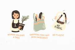 Organic Zero Waste Living Illustration Set Product Image 4
