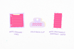 Playful Memo and Journal Planner Illustration Set Product Image 3