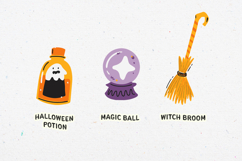 Bubbly Hand Drawn Halloween Illustration Set Product Image 4