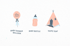 Little Cutie Baby Shower Illustration Set Product Image 3