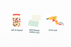 Playful Craft and Art Essentials Illustration Set Product Image 3