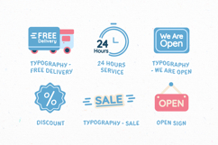 Bright Well-Rounded Shopping Illustration Set Product Image 4