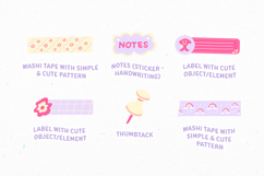 Playful Memo and Journal Planner Illustration Set Product Image 4