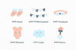 Little Cutie Baby Shower Illustration Set Product Image 4