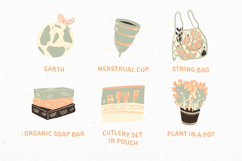 Organic Zero Waste Living Illustration Set Product Image 5