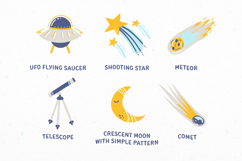Great Universe Outer Space Illustration Set Product Image 4