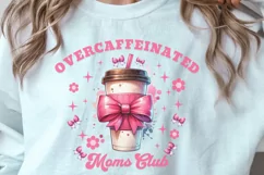 Mom Social Club PNG, Coquette Mama Sublimation Design Product Image 2