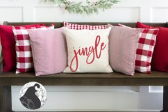 Jingle SVG, Farmhouse Christmas Sign Cut File Product Image 3