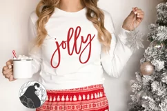 Jolly SVG, Farmhouse Christmas Sign Cut File Product Image 2