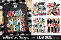 Trendy Mama PNG , Retro Collage Mama 4 Designs Sublimation Product Image 7