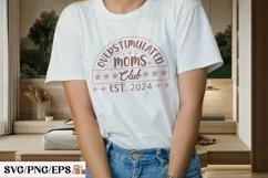 Mom Mama Mother’s Day SVG T-shirt Design, Mother’s Day SVG Product Image 3