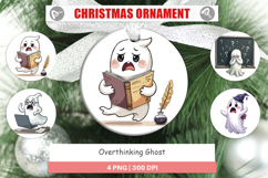Ornament Overthinking Ghost Product Image 1