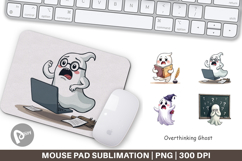 Mouse Pad Overthinking Ghost Product Image 1
