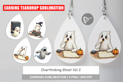 Earring Overthinking Ghost Product Image 1