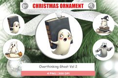 Ornament Overthinking Ghost Product Image 1