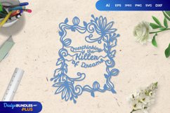 Overthinking is The Killer of Dreams Papercut SVG Product Image 1