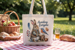 Overthinking Rabbit Sublimation Product Image 9