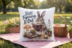 Overthinking Rabbit Sublimation Product Image 15