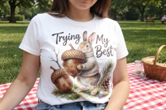 Overthinking Rabbit Sublimation Product Image 3