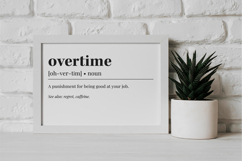 Funny Office Definition Wall Art, Office Decor SVG, PNG. Product Image 2