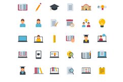 Education Icon Set | 30 Icons Product Image 1