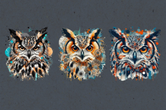 Watercolor Owl Sublimation design PNG Product Image 2