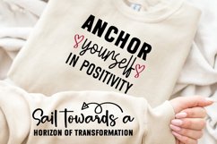 Anchor Yourself In Sleeve SVG, Positive SVG Design Product Image 3