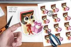 Owl Sticker Gift Product Image 1