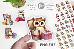 Owl Sticker Gift Product Image 1