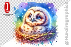 Cute Owl Clipart - PNG File Product Image 1