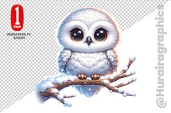 Cute Owl Clipart - PNG File Product Image 2