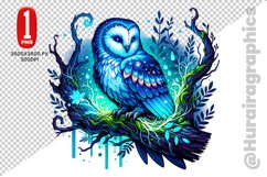 Cute Owl Clipart - PNG File Product Image 1