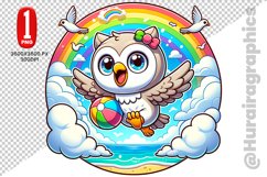 Cute Owl Clipart - PNG File Product Image 1