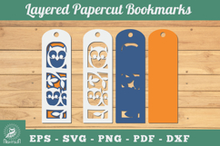 Owl 3D Papercut Bookmarks SVG Product Image 1