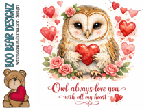 Owl Always Love you, with all my heart Product Image 1