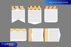 Owl and Moon Shaped Journaling Layout Product Image 1