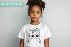 Owl SVG File | Owl Bandana SVG| Cute Owl SVG Product Image 2