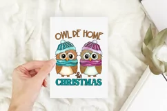 Christmas Owls Sublimation | Funny Christmas Owls Product Image 3