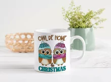 Christmas Owls Sublimation | Funny Christmas Owls Product Image 2