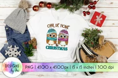 Christmas Owls Sublimation | Funny Christmas Owls Product Image 1